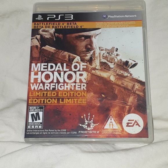 NWOT Medal of Honor Limited Ed. For PS3 & Warfighter Limited Ed. - Picture 3 of 7